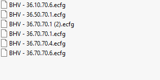 BHV ecfg files